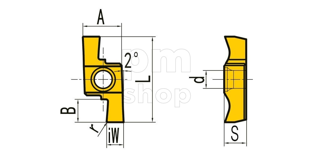 Пластина канавочная GEL170-C заказать