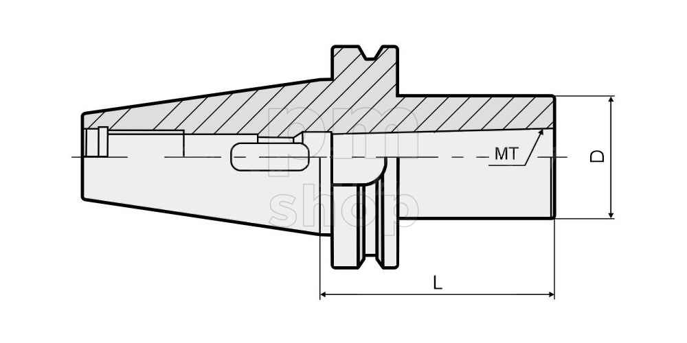 Патрон сверлильный BT50-MTA3-075 под конус Морзе 3 заказать