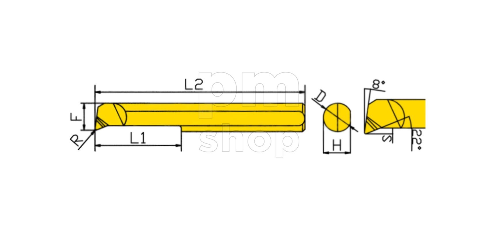 Мини-резец PSBPR3-6L-R0.1-KTX заказать