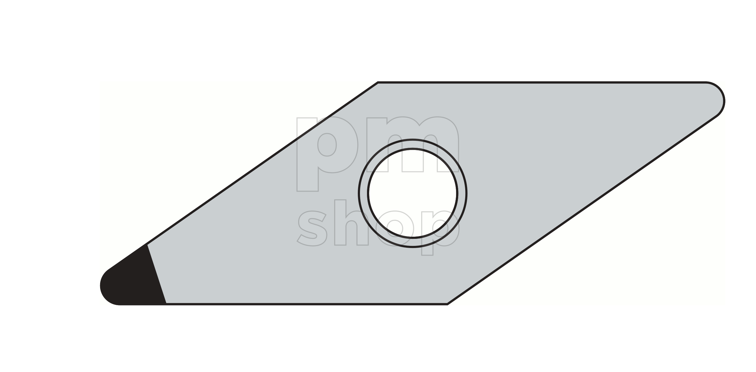 Токарная пластина с алмазной вставкой Nikko Tools VCGT160408 заказать