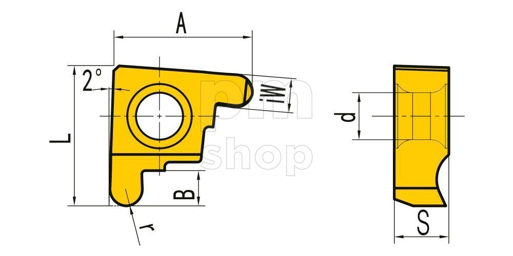 Пластина канавочная GER150-075AR заказать