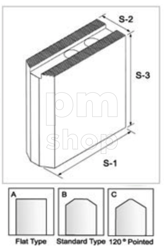 Комплект сырых кулачков SJ10090B for 10'' Height 90mm заказать