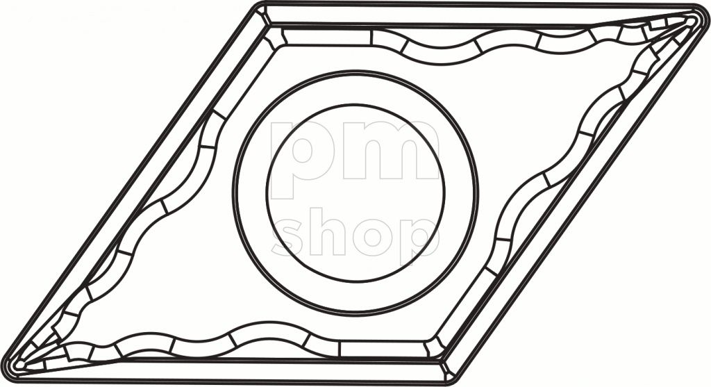 Токарная пластина Nikko Tools DCMT150412-PMU заказать