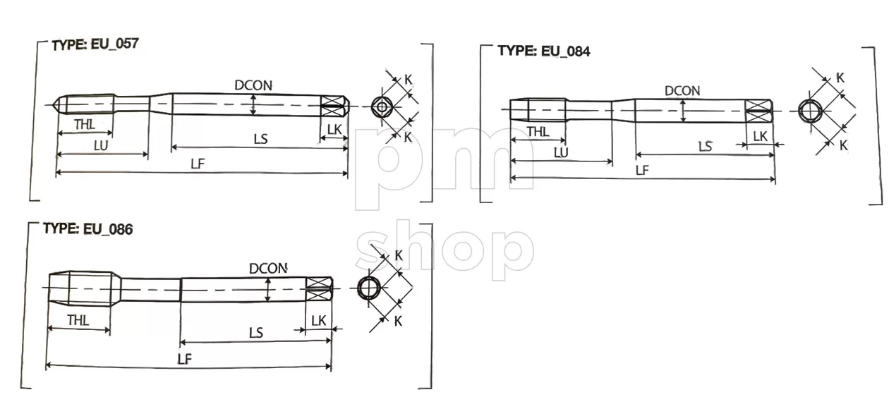 Метчик М12х1.75 для сквозных отверстий Yamawa PO-VA TICN ISO2X DIN 376 заказать