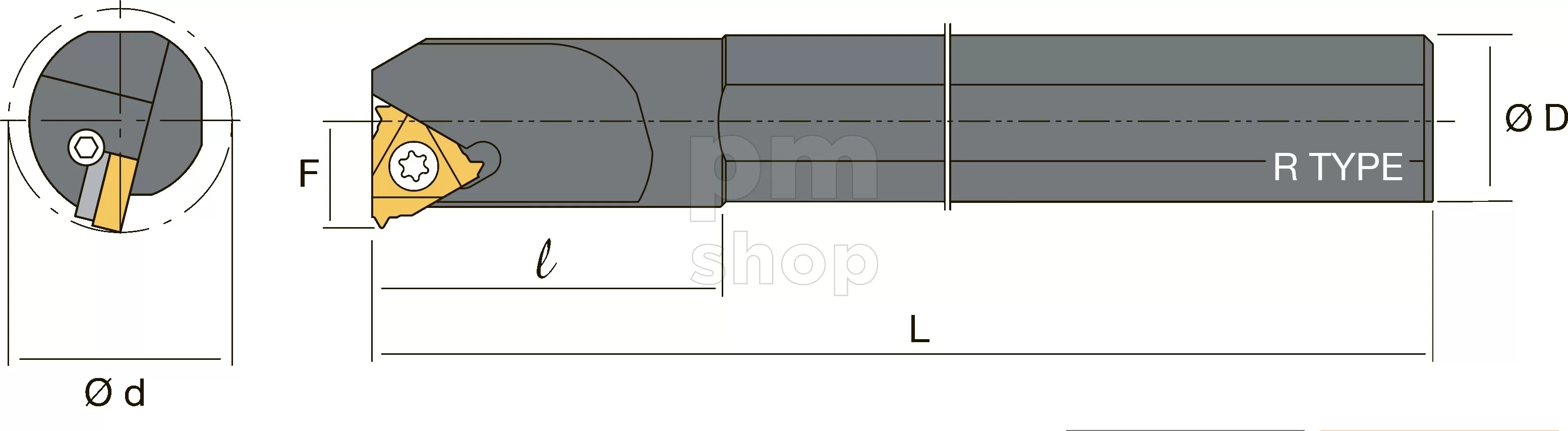 Державка токарная расточная Nikko Tools NT-SIR заказать