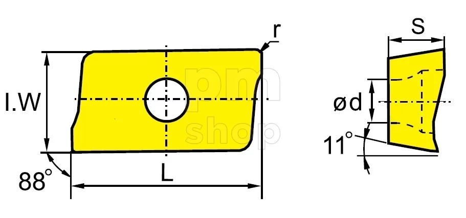 Фрезерная пластина JXJTC APKT160408-AC заказать