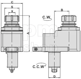 Головка осевая резьбонарезная Evermore TDA30-1809-OFF29-ER16 заказать
