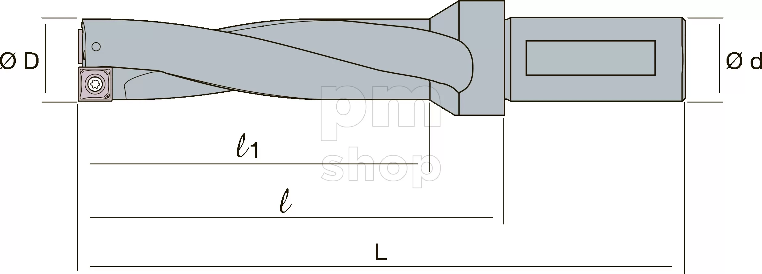 Корпусное сверло Nikko Tools NT-DRS-4D заказать