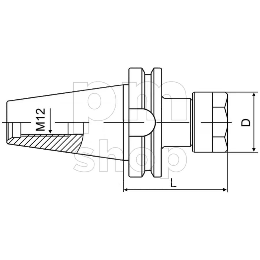 Патрон цанговый BBT40-ER32-100 заказать