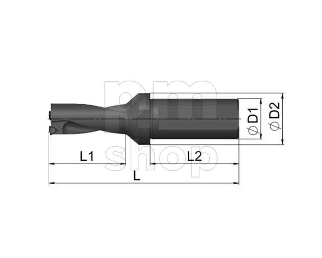 Сверло со сменными пластинами UD40.SP05.135.W20 заказать