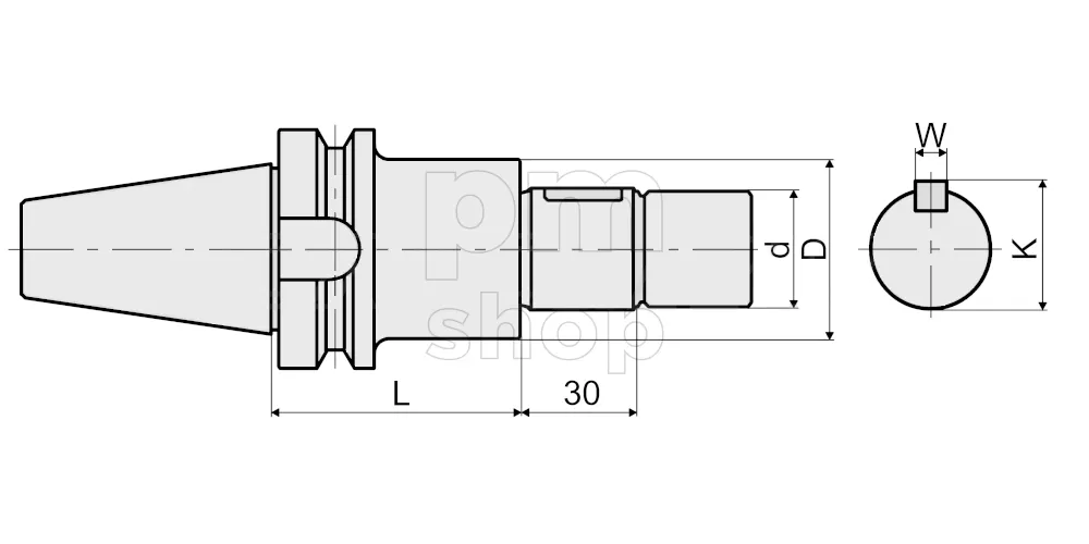 Патрон для дисковых фрез BT40-SCA40-120 заказать
