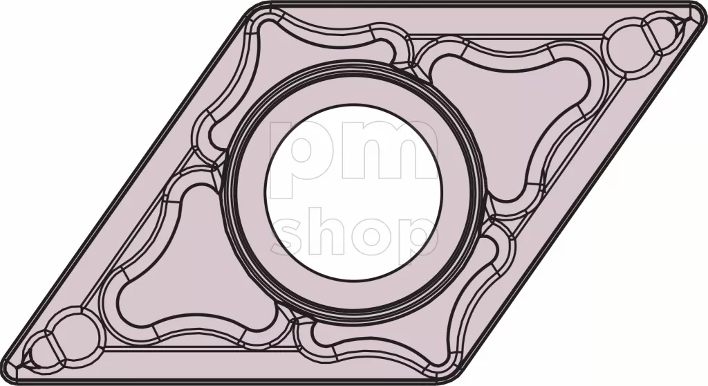 Токарная пластина Nikko Tools DCMT11T302-PFU заказать