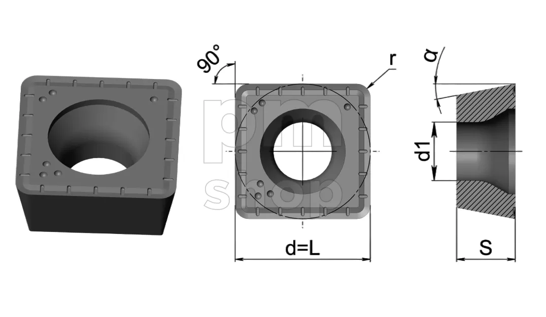 Сменная пластина SPMG060204DG-HS5131 для корпусных сверл заказать