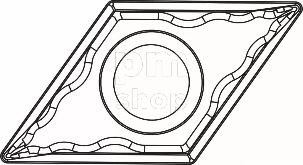 Токарная пластина Nikko Tools DCMT070202-PMU заказать