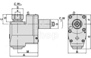 Головка радиальная резьбонарезная Evermore TBR40-1809-20-90 заказать