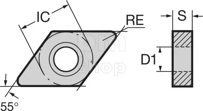 Токарная пластина Nikko Tools DNMG150608-NMP заказать
