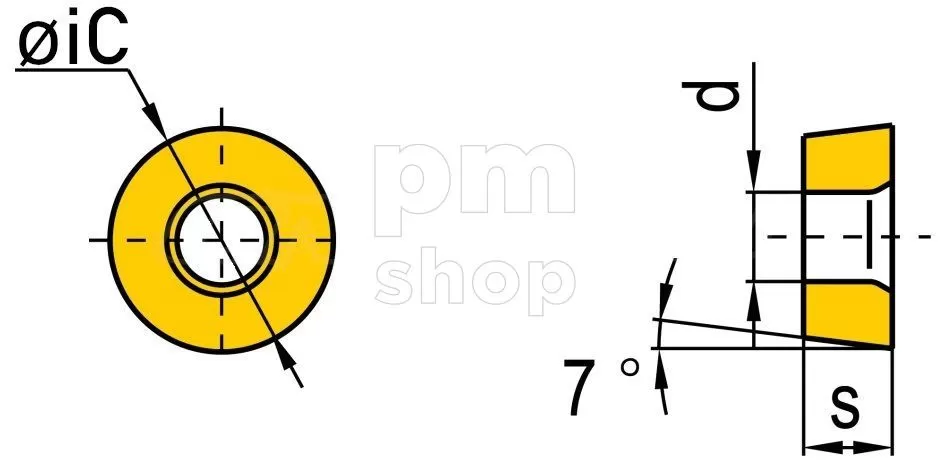 Пластина токарная для точения RCMT1204MO-KP2120 заказать