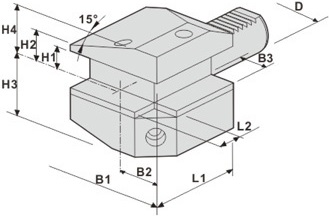 Резцедержатель станка радиально-осевой, VDI блок Evermore CB3 - правый заказать